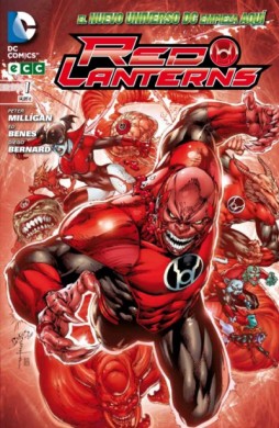Portada de la primera entrega de "Red Lanterns" Portada de la primera entrega de "Red Lanterns"