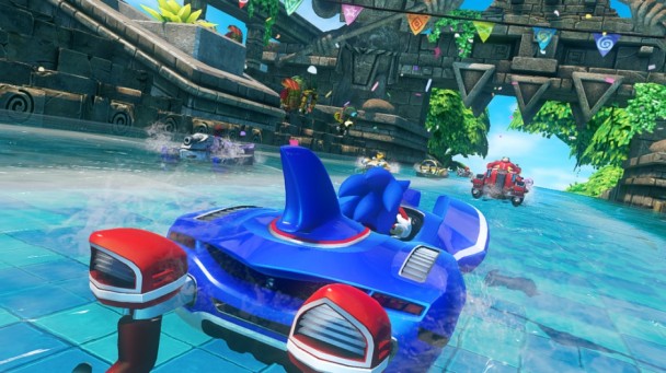 Sonic & All Stars Racing Transformed Agua Carrera por agua