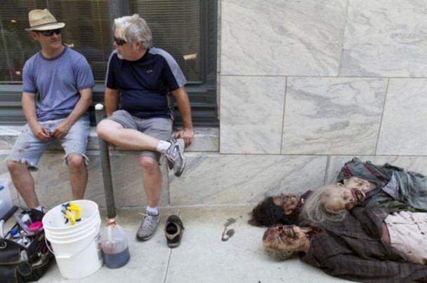 Detras de las camaras The Walking Dead 7 The Walking Dead