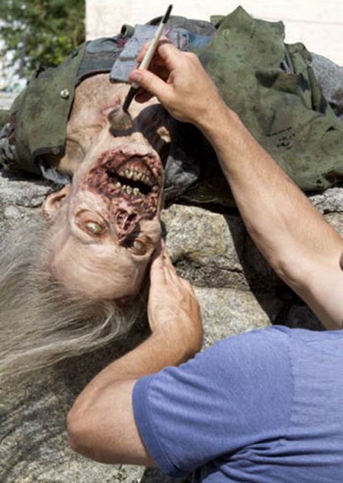 Detras de las camaras The Walking Dead 19 The Walking Dead