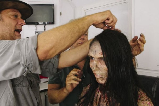 Detras de las camaras The Walking Dead 3 The Walking Dead