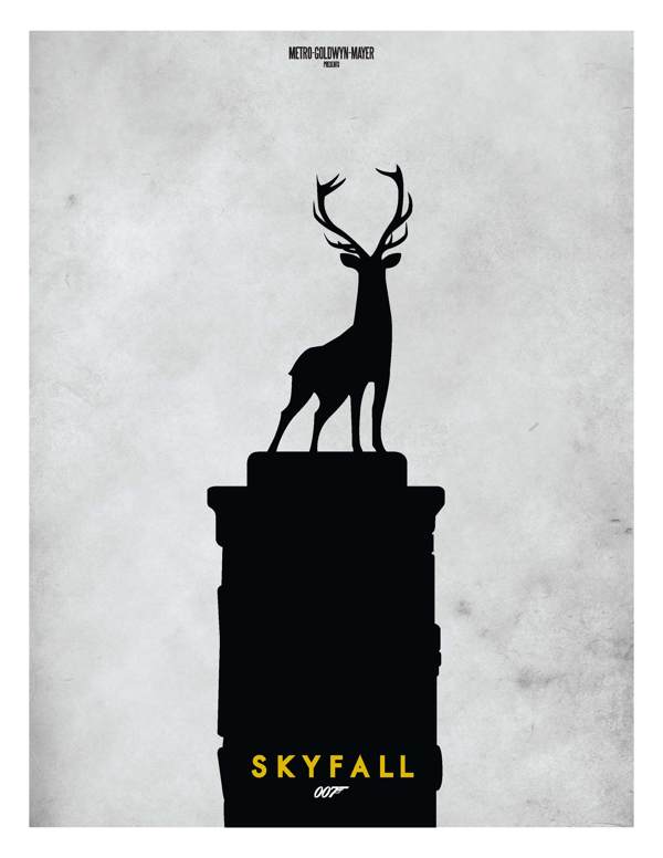 Carteles minimalistas de películas 7 minimalist_skyfall