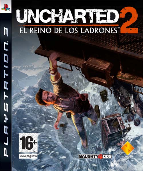 Carátula de "Uncharted 2: El Reino de los Ladrones"