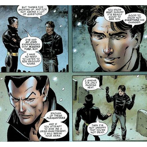 Momentazo entre Bucky y Namor