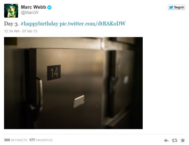 El tweet de Marc Webb