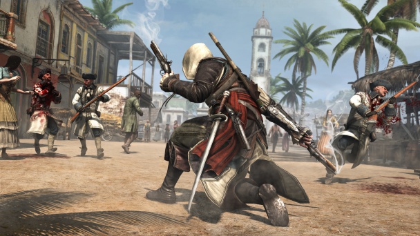 Anuncio oficial de Assassin's Creed IV Black Flag 7 Assassin's_Creed_4_CityGunplay.JPG