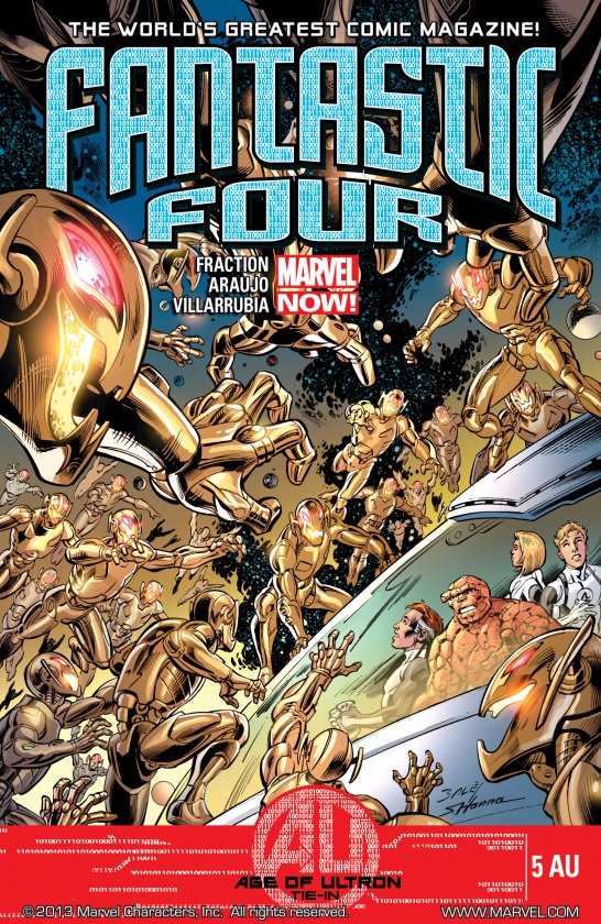 Portada de Fantastic Four #5AU