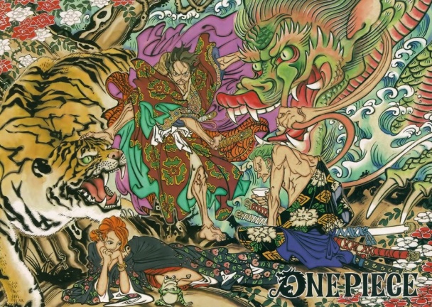 Cinco motivos para leer One Piece 3 one-piece-color-spread-dragon-samurai-edo-zoro-nami