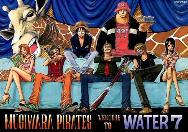 Cinco motivos para leer One Piece 7 one-piece-color-spread-water-7-girafa