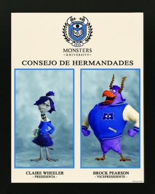 Disney Pixar presenta las hermandades de Monstruos University 1 Consejo de Hermandades