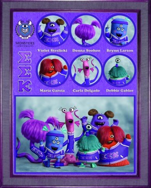 Disney Pixar presenta las hermandades de Monstruos University 3 EEK