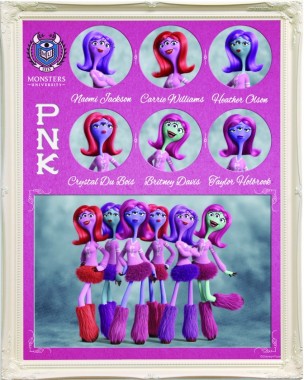 Disney Pixar presenta las hermandades de Monstruos University 6 PNK