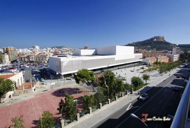 Panorámica del Auditorio de la Diputación de Alicante para las galas del festival