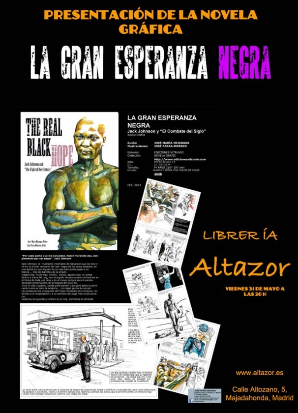 Sorteo de "La gran esperanza negra" dedicado por José Parra-Moreno 1 Presentación Altazor