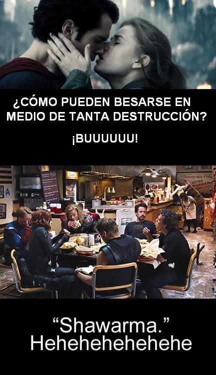 Lo que ha dado de sí el humor en Internet esta semana VOL.2 8 BESO-EN-MAN-OF-STEEL-SHAWARMA