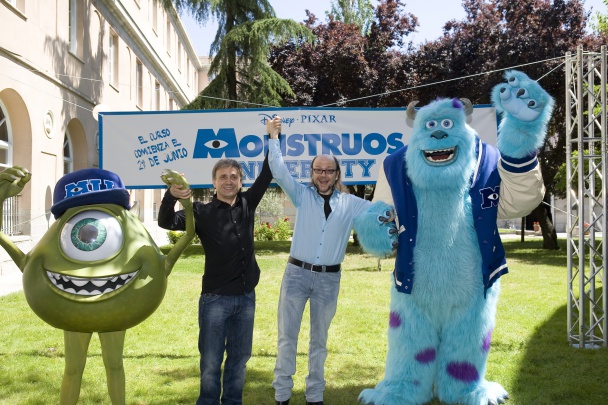 Photocall de Monstruos University en Madrid 5 José Mota y Santiago Segura 1