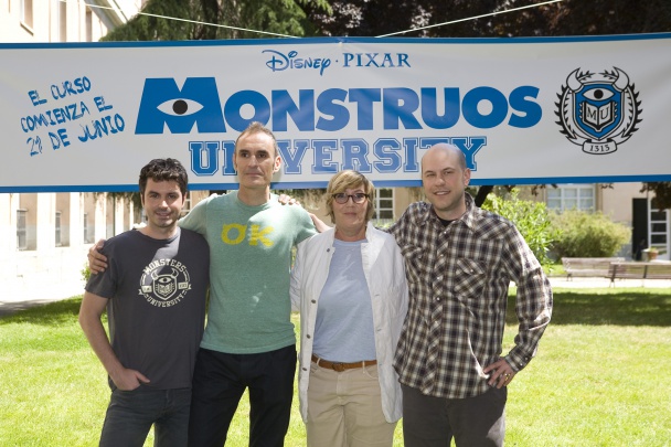 José Ramos, Juan Carlos Navarro, Kori Rae y Dan Scanlon