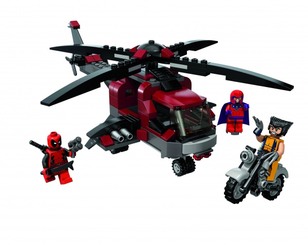 LEGO 6866 El Ataque Sorpresa de Lobezno en su Chopper