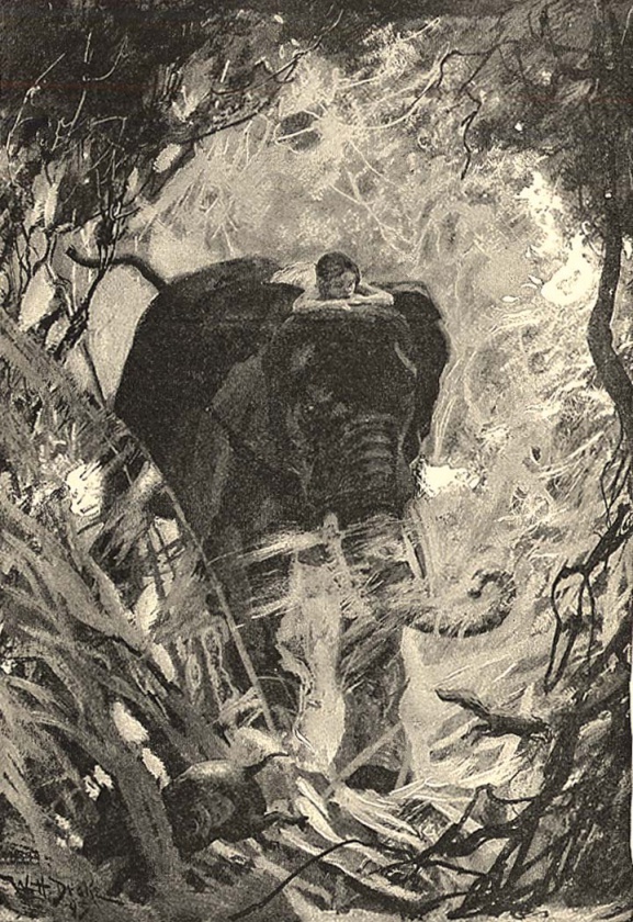 Ilustración de J. L. Kiplin para el libro de su hijo