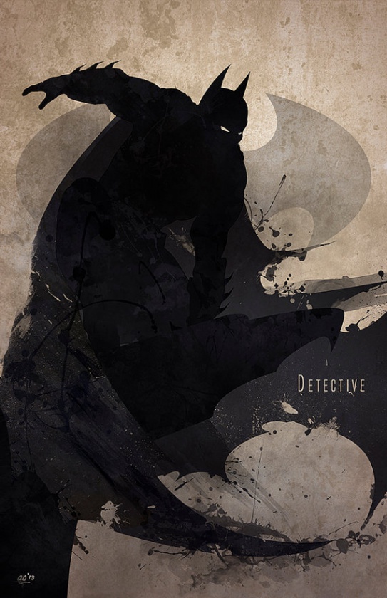 Carteles de superhéroes en silueta 4 silueta_2