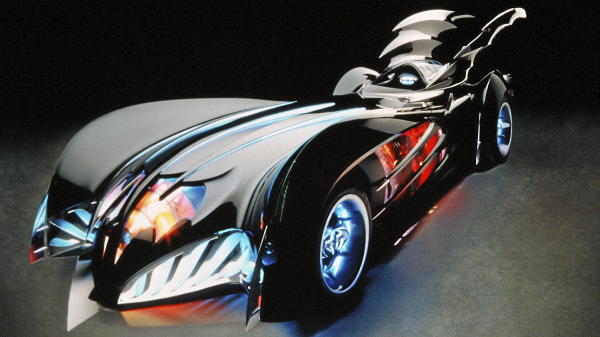 Batman & Robin (1997) Pezones de goma 6 Batmovil-Batman-y-Robin