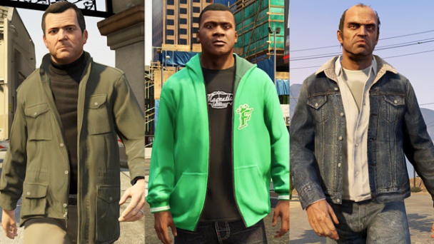 GTA V Michael Franklin Trevor