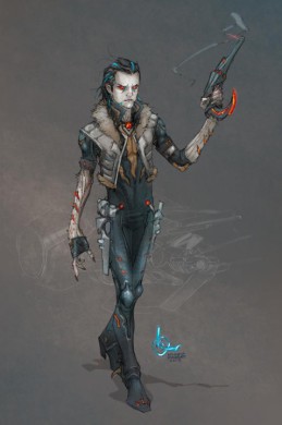 El nuevo Lobo del nuevo Universo DC 3 Diseño descartado del nuevo Lobo