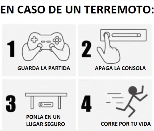 Lo que ha dado de sí el humor en Internet esta semana VOL.10 12 QUE-HACER-EN-CASO-DE-UN-TERREMOTO-MIENTRAS-JUEGAS
