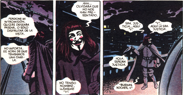 Fragmento del soliloquio de V a la dama Justicia (V de Vendetta)