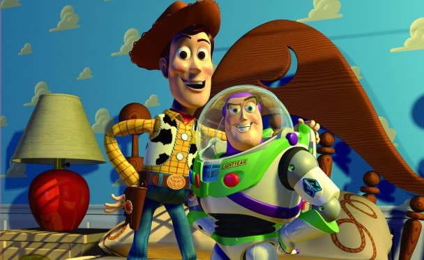 Toy Story película realizada completamente con CGI