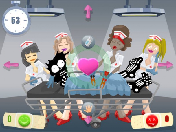 La empresa de videojuegos Blue Ocelot Games, invitada al evento Elche Juega 2013 7 Pantalla picarona del videojuego "Cardio Re-Animadoras"