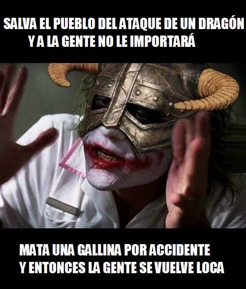 Lo que ha dado de sí el humor en Internet esta semana VOL.14 8 JOKER-CON-EL-CASCO-DE-SKYRIM