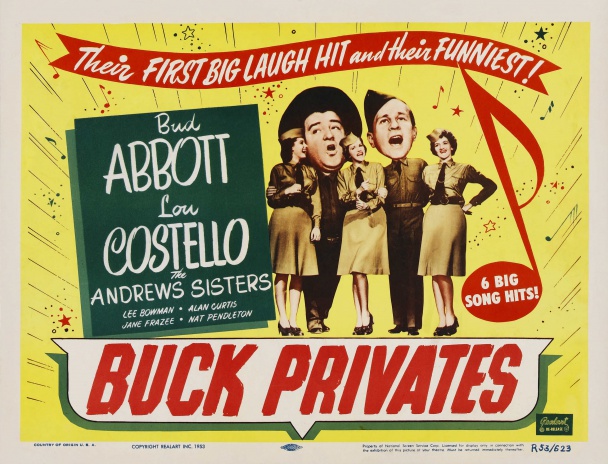 Buck Privates (1941) con "el gordo y el flaco"