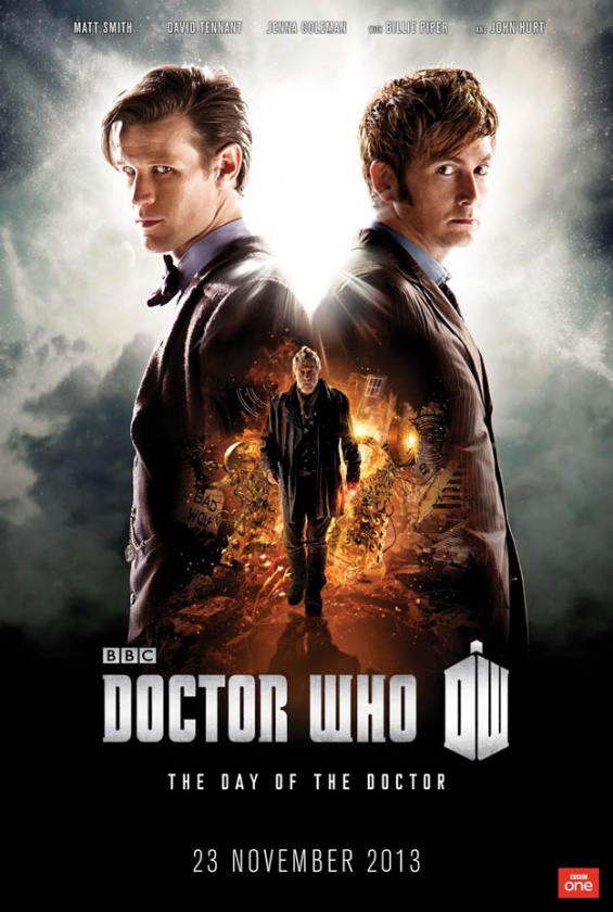Póster conmemorativo de los 50 años del Doctor Who 2 DOCTOR WHO - THE DAY OF THE DOCTOR