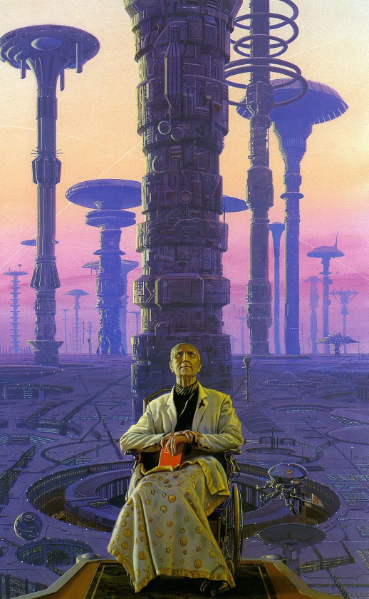 Hari Seldon imaginado por Michael Whelan