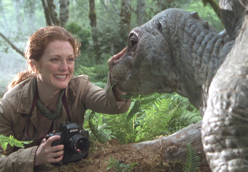 A Julianne Moore le gustan los dinosaurios