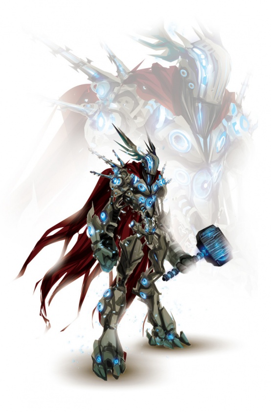 ChasingArtwork nos presenta sus superhéroes al más puro estilo "Gears" 2 ChasingArtwork