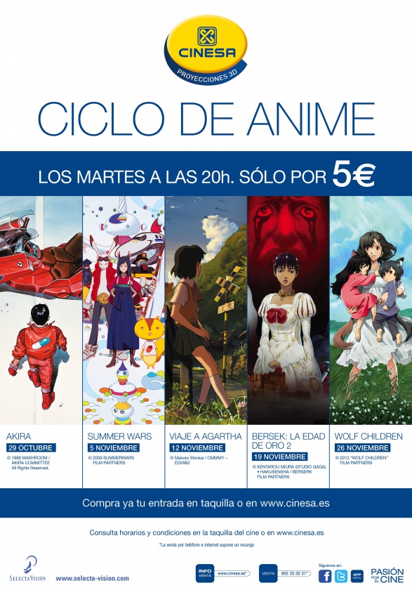 Cartel Anime Proyecciones