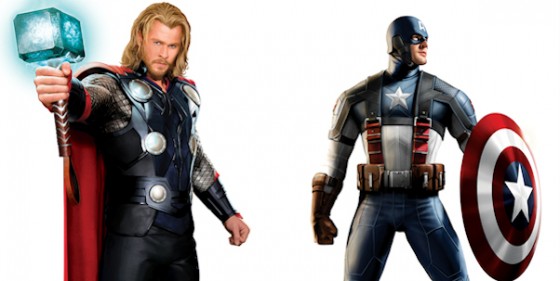 Imagen Thor y Capitán América