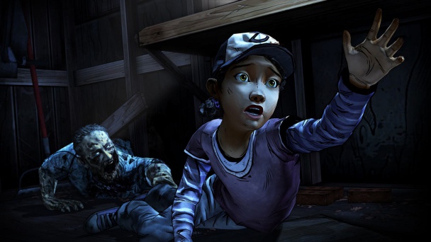 Clementine en peligro en The Walking Dead Season Two