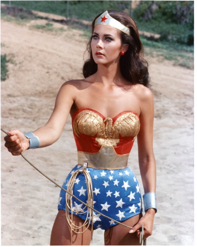 Lynda Carter como Wonder Woman