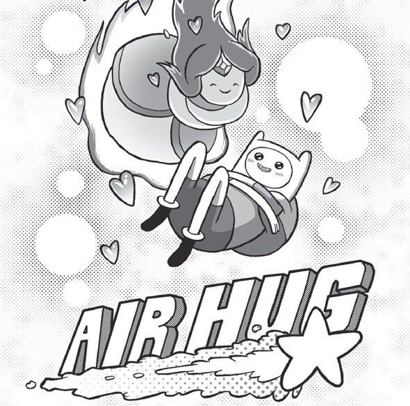 Hora de Aventuras: Jugar con fuego 3 abrazo-aéreo-finn-y-princesa-llama