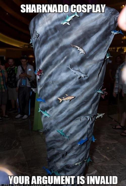 sharknado cosplay humor