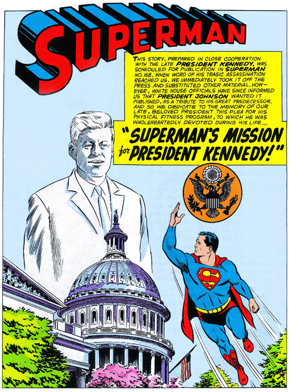 Portada Superman Kennedy