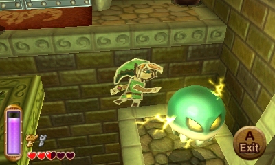 Análisis de The Legend of Zelda: A Link Between Worlds 4 a-link-between-worlds-link-dibujado-pasando-detras-de-un-enemigo