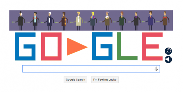 Google homenajea a Doctor Who en su doodle de hoy 1 doctor who anniversary doodle
