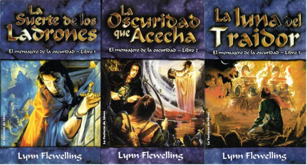 Lynn Flewelling, autora de la serie Nightrunners o El mensajero de la oscuridad (la suerte de los ladrones, La Oscuridad que acecha y la Luna del traidor)