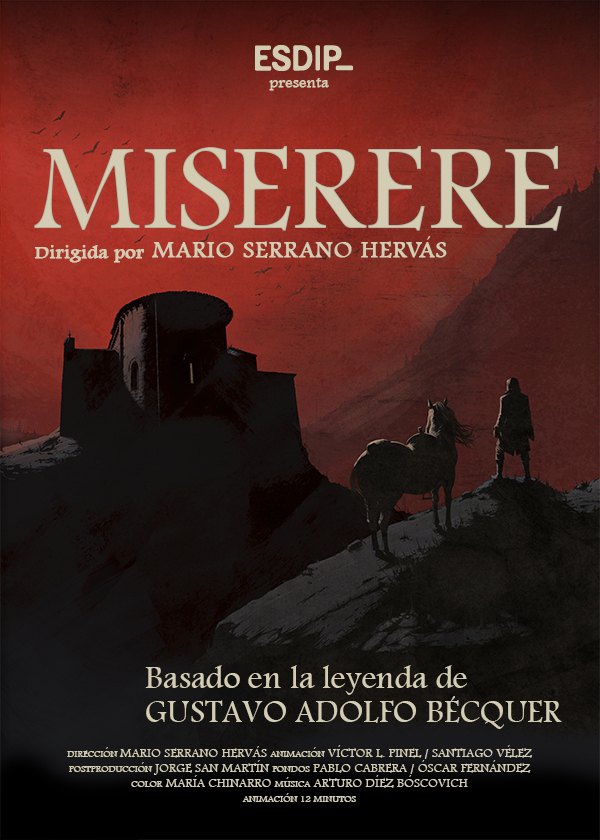 Póster de "El Miserere" de la ESDIP