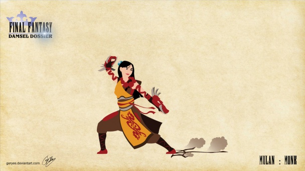 Mulan como Monje