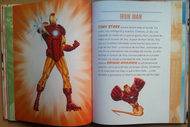Página de Superhéroes Marvel